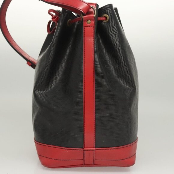 LOUIS VUITTON Epi Noe Shoulder Bag Bicolor Black Red - Picture 4 of 16
